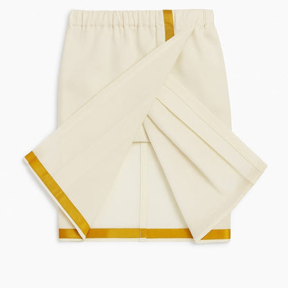 Cream Cotton Veshti with Gold Border