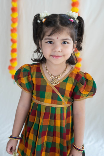 Paalum Pazham Chettinad Cotton Dress