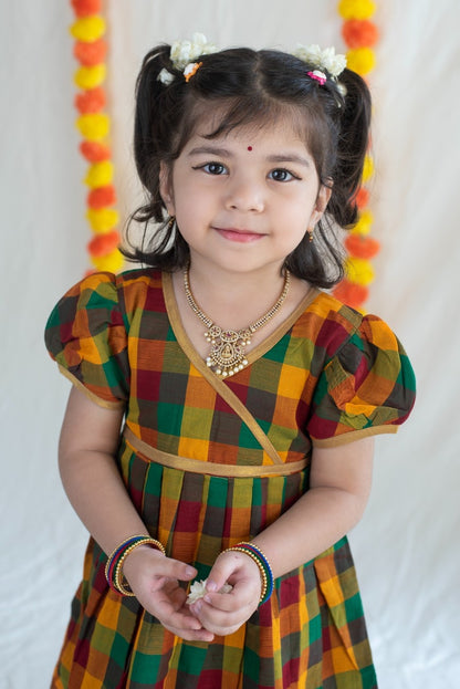 Paalum Pazham Chettinad Cotton Dress